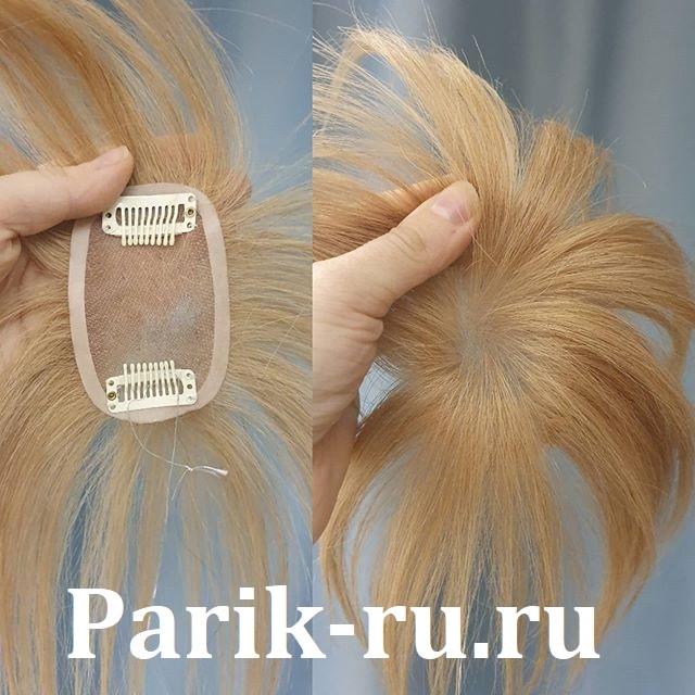 Накладные волосы на заколках из натуральных волос купить в Москве